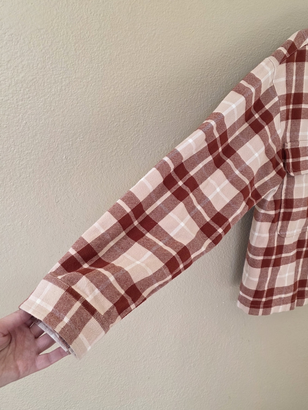 Brixton Womens Rose Dust Bowery Flannel Shirt - Size Small - Picture 5 of 9